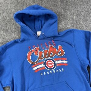 Chicago Cubs Hoodie Sweatshirt Mens Medium MLB Baseball Campus Lifestyle 2016